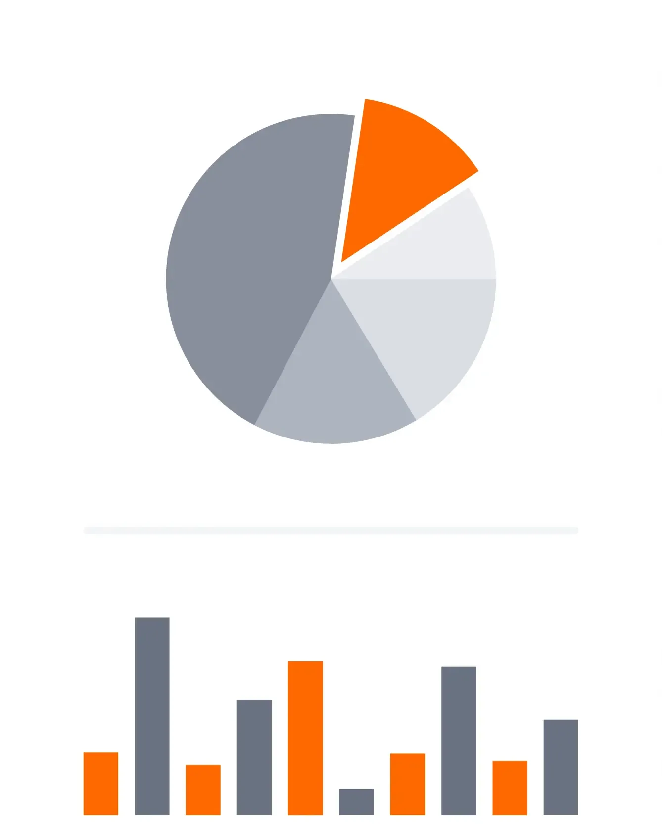 Analytics and SEO performance chart